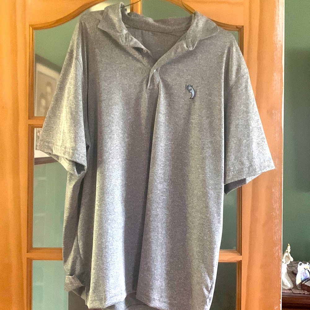 Grey polo shirt